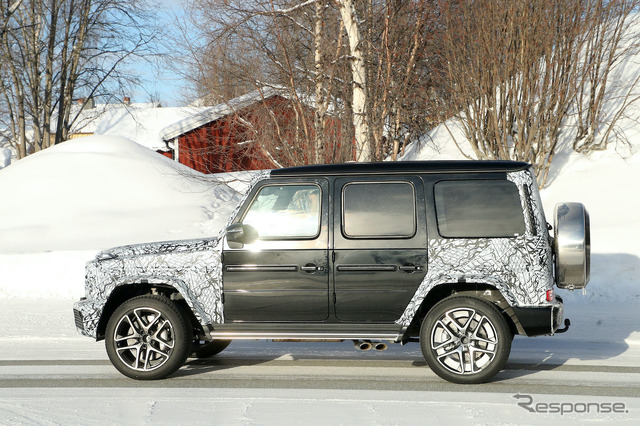 メルセデス AMG G63 改良新型プロトタイプ(スクープ写真)