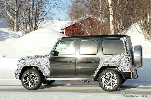 メルセデス AMG G63 改良新型プロトタイプ(スクープ写真)