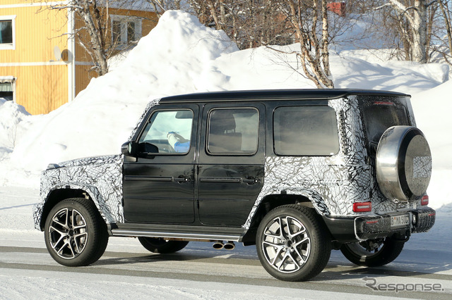 メルセデス AMG G63 改良新型プロトタイプ(スクープ写真)