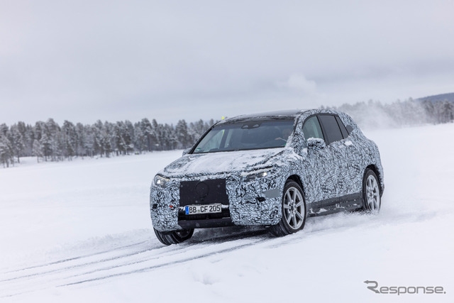 メルセデスベンツ EQS SUV のプロトタイプ