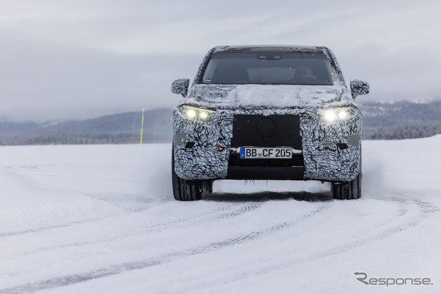 メルセデスベンツ EQS SUV のプロトタイプ