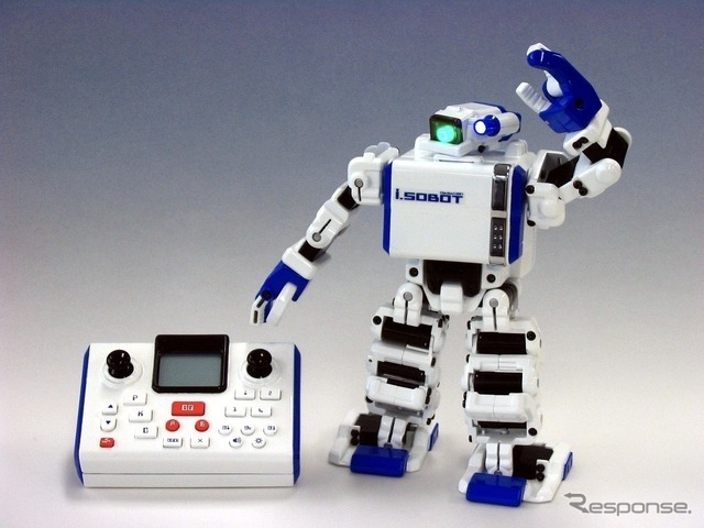 Omnibot 17μ i-SOBOT(アイソボット、2007年)の小型化とバランス感覚、多彩なアクションのノウハウをSORA-Qに活かす。