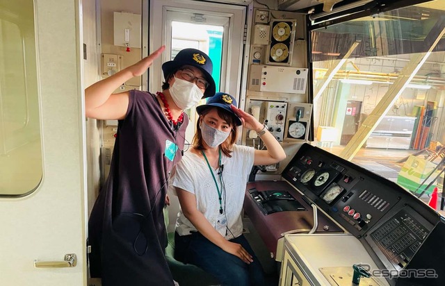 4月の引退イベントでは「車掌に成りきり体験」も実施。