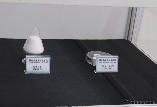 低温焼結を可能とした固体電解質