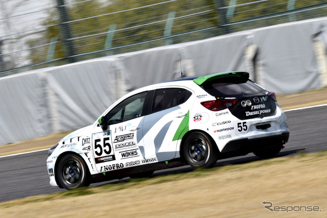 55号車 MAZDA SPIRIT RACING MAZDA2 Bio concept