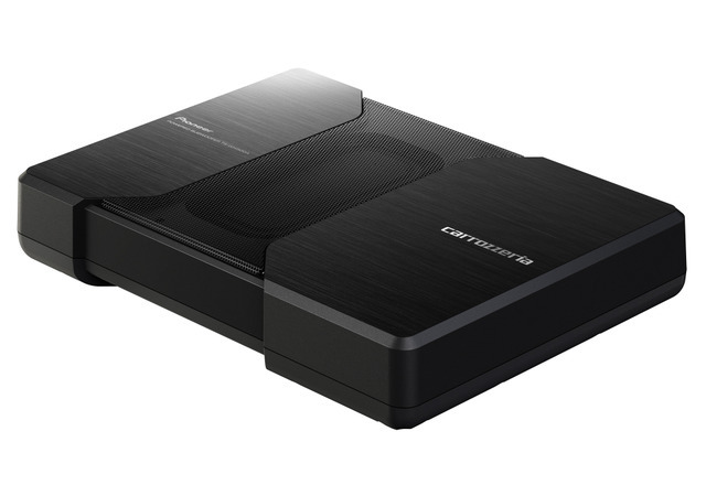 パワードサブウーファーの一例(カロッツェリア・TS-WH500A)。