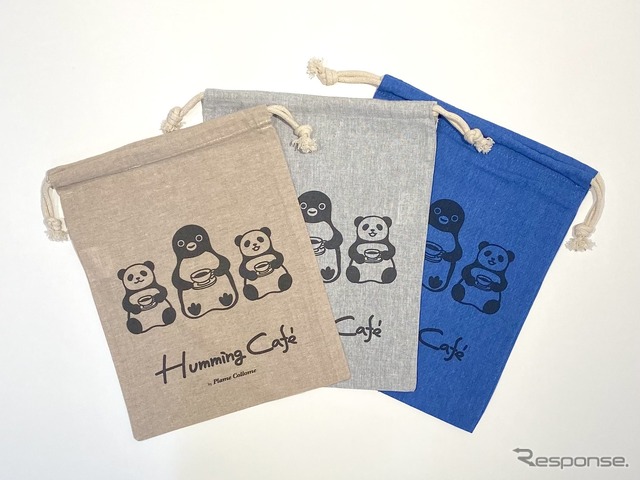 Suicaのペンギンカフェランチシャンブリック巾着 (c) Chiharu Sakazaki/JR東日本/DENTSU Suica by JR東日本