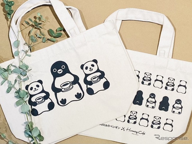 Suicaのペンギンカフェランチトート (c) Chiharu Sakazaki/JR東日本/DENTSU Suica by JR東日本