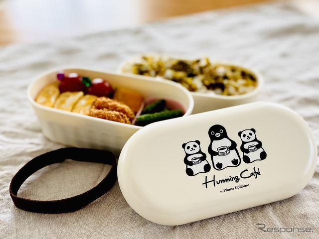 SuicaのペンギンカフェランチBOX2段 (c) Chiharu Sakazaki/JR東日本/DENTSU Suica by JR東日本