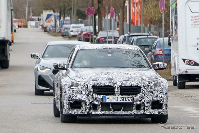 BMW M2クーペ プロトタイプ(スクープ写真)