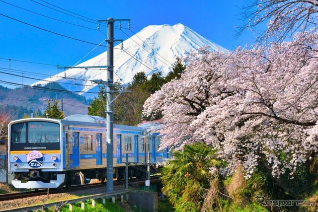 富士山に一番近い鉄道が「富士山麓」の文字が入った鉄道に生まれ変わる。