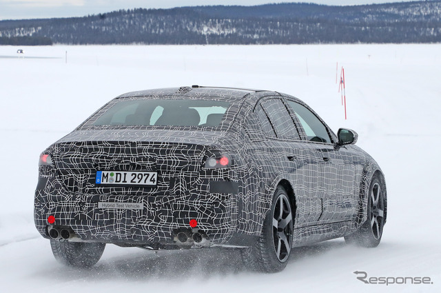 BMW M5 プロトタイプ(スクープ写真)