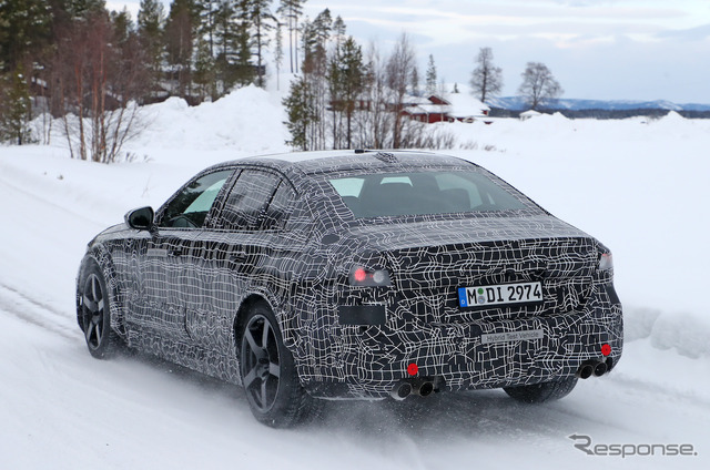 BMW M5 プロトタイプ(スクープ写真)