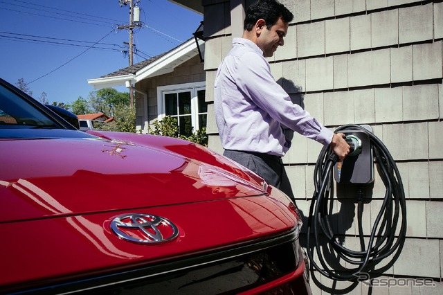 充電器「ChargePoint HomeFlexLevel2」の設置イメージ