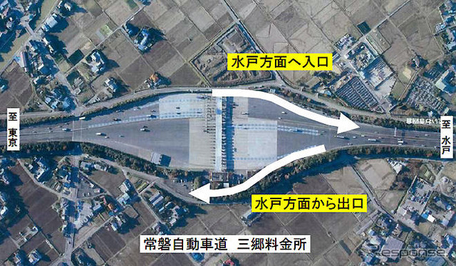 常磐道 三郷料金所スマートIC社会実験 12月19日から