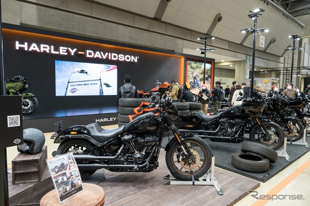東京モーターサイクルショー2022ハーレーダビッドソンブース