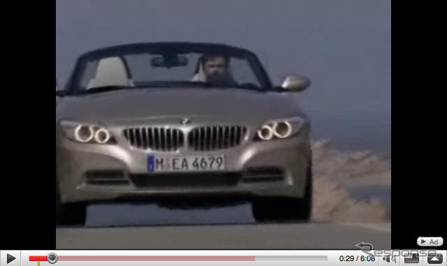 BMW Z4 新型 動画に見る走りの官能度