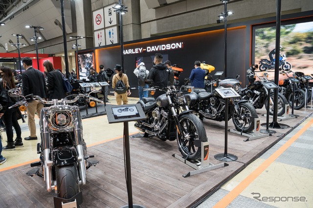 東京モーターサイクルショー2022ハーレーダビッドソンブース