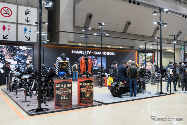 東京モーターサイクルショー2022ハーレーダビッドソンブース