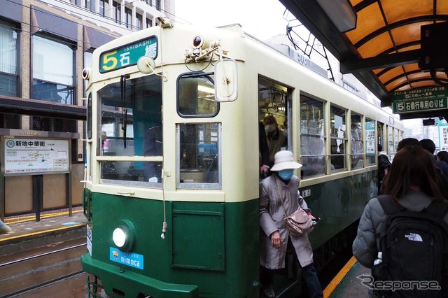 移動の中心となる路面電車の乗車券もアプリ上で事前に買える