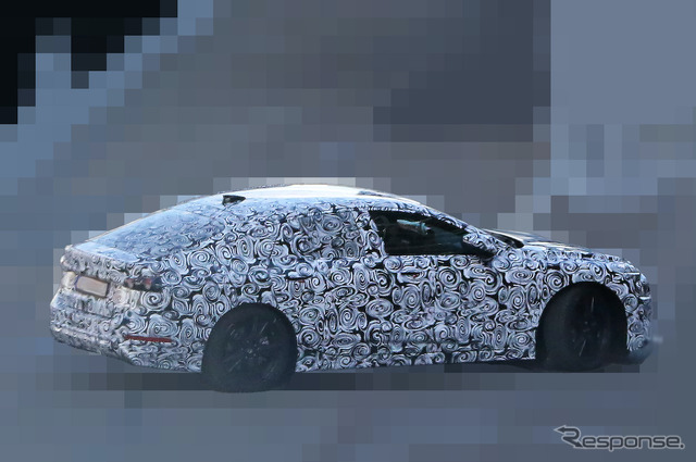 アウディ A6 e-tron(スクープ写真)