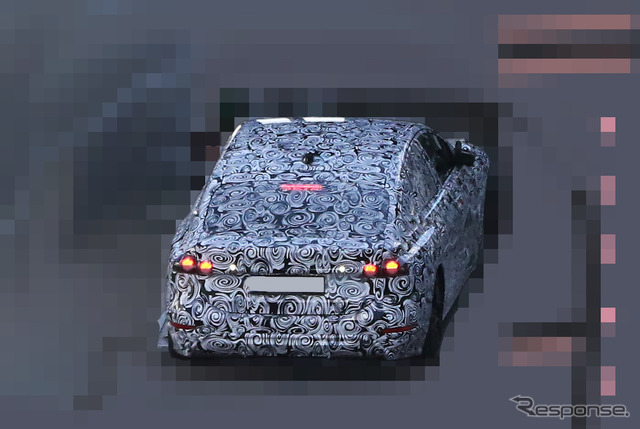 アウディ A6 e-tron(スクープ写真)