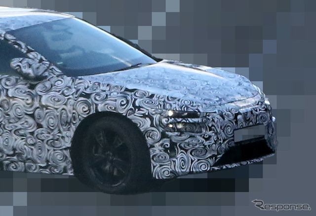 アウディ A6 e-tron(スクープ写真)