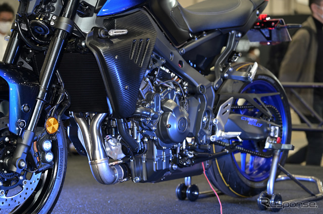ワイズギアのMT-09用外装キット「CyberRally(サイバーラリー)」装着車(東京モーターサイクルショー2022)