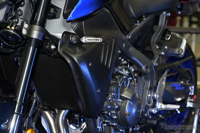 ワイズギアのMT-09用外装キット「CyberRally(サイバーラリー)」装着車(東京モーターサイクルショー2022)