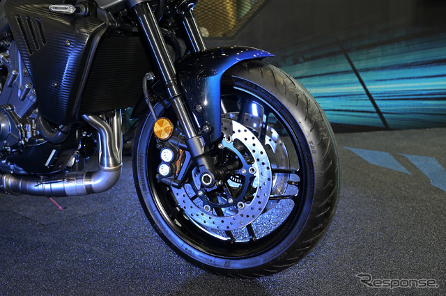 ワイズギアのMT-09用外装キット「CyberRally(サイバーラリー)」装着車(東京モーターサイクルショー2022)