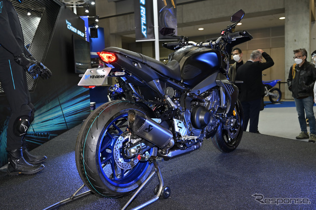 ワイズギアのMT-09用外装キット「CyberRally(サイバーラリー)」装着車(東京モーターサイクルショー2022)