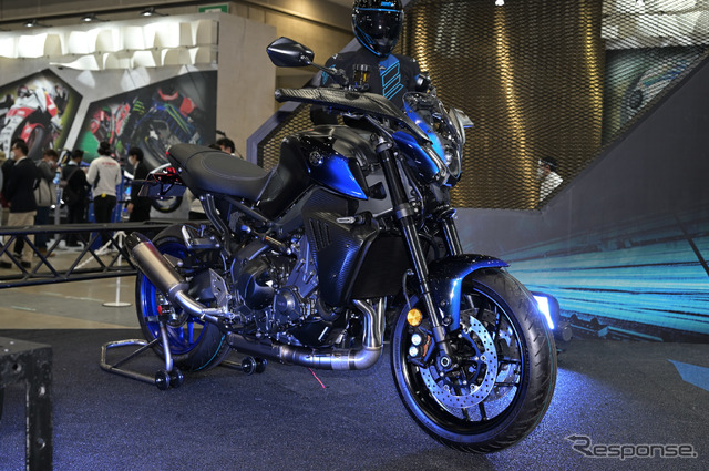 ワイズギアのMT-09用外装キット「CyberRally(サイバーラリー)」装着車(東京モーターサイクルショー2022)