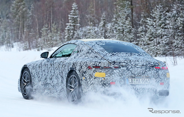 メルセデス AMG GT 次期型プロトタイプ (スクープ写真)