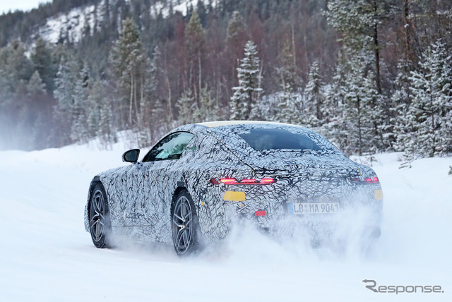 メルセデス AMG GT 次期型プロトタイプ (スクープ写真)