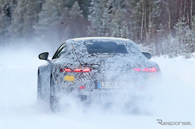 メルセデス AMG GT 次期型プロトタイプ (スクープ写真)