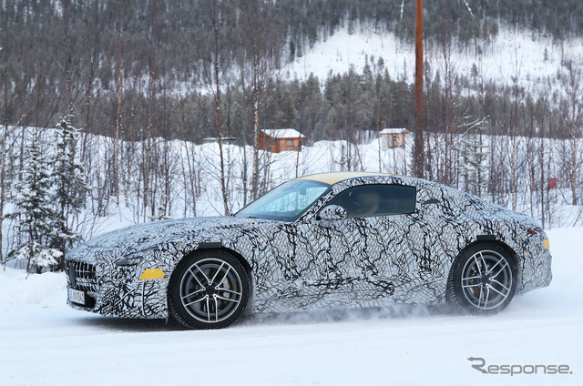 メルセデス AMG GT 次期型プロトタイプ (スクープ写真)
