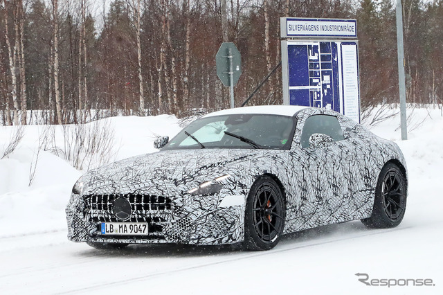 メルセデス AMG GT 次期型プロトタイプ (スクープ写真)