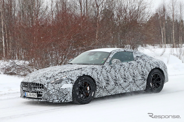 メルセデス AMG GT 次期型プロトタイプ (スクープ写真)