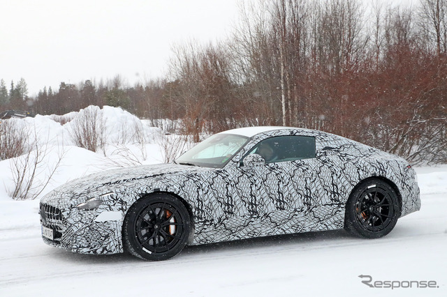 メルセデス AMG GT 次期型プロトタイプ (スクープ写真)