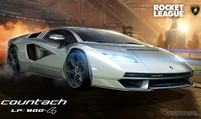 ゲーム『ロケットリーグ』に登場するランボルギーニ・カウンタック LPI 800-4