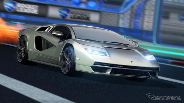 ゲーム『ロケットリーグ』に登場するランボルギーニ・カウンタック LPI 800-4