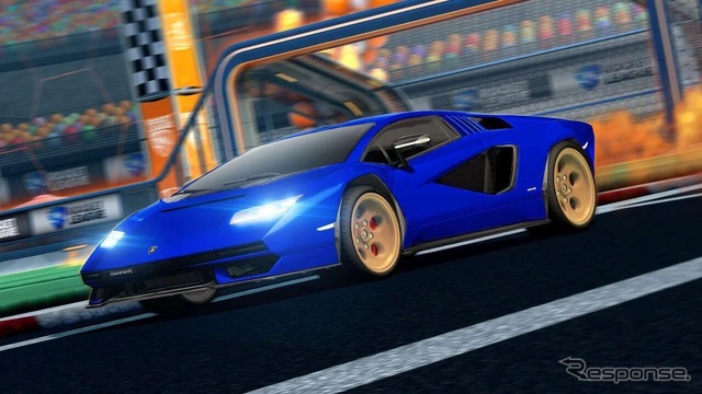 ゲーム『ロケットリーグ』に登場するランボルギーニ・カウンタック LPI 800-4