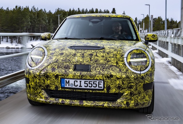 MINI ハッチバック 次期型のEVプロトタイプ