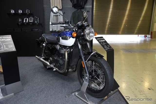 トライアンフ ボンネビルT100(東京モーターサイクルショー2022)