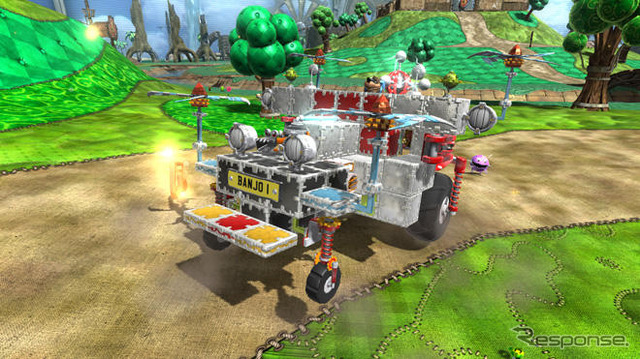 Xbox 360『バンジョーとカズーイの大冒険:ガレージ大作戦』…親子で乗り物を造って