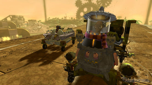 Xbox 360『バンジョーとカズーイの大冒険:ガレージ大作戦』…親子で乗り物を造って