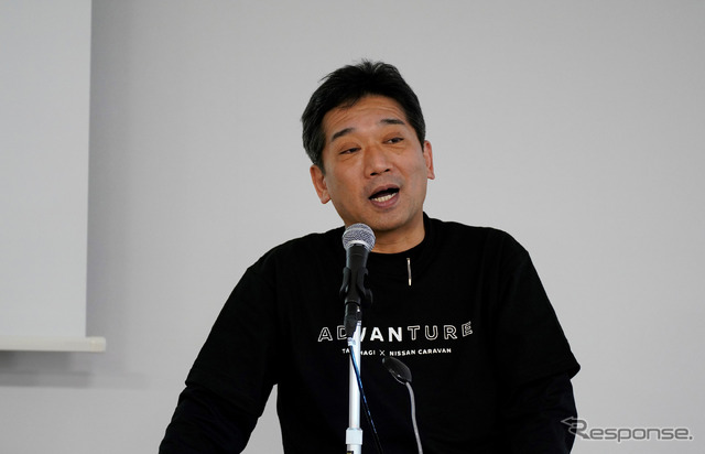 日産自動車日本マーケティング&セールス理事(VP) 神田昌明氏が登壇。