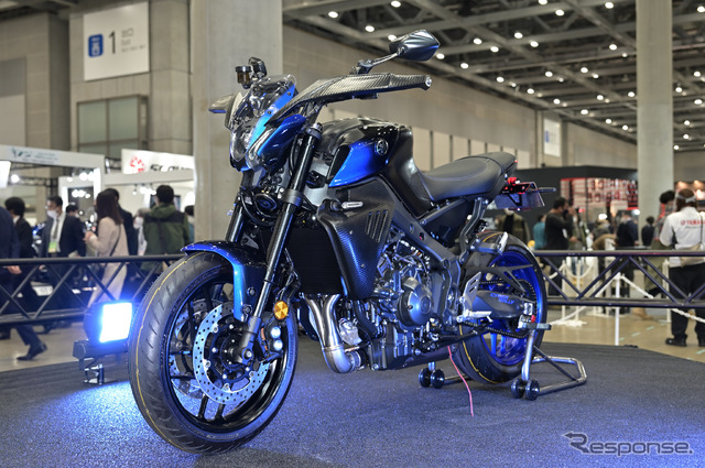 ワイズギアのMT-09用外装キット「CyberRally(サイバーラリー)」装着車(東京モーターサイクルショー2022)