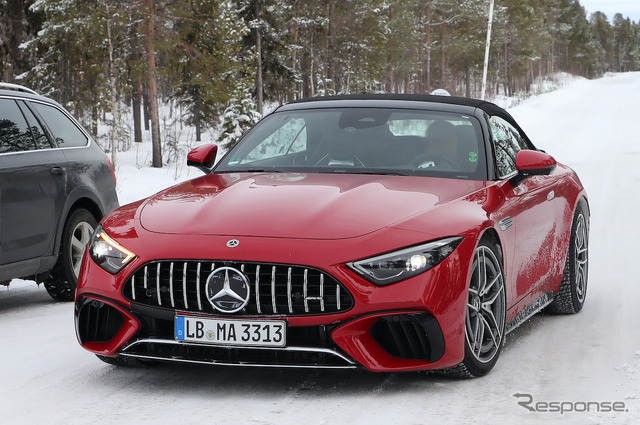 メルセデスAMG SL63S E-Performance プロトタイプ(スクープ写真)