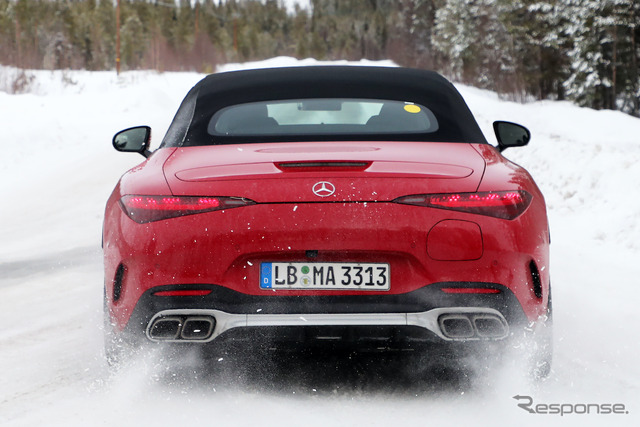 メルセデスAMG SL63S E-Performance プロトタイプ(スクープ写真)